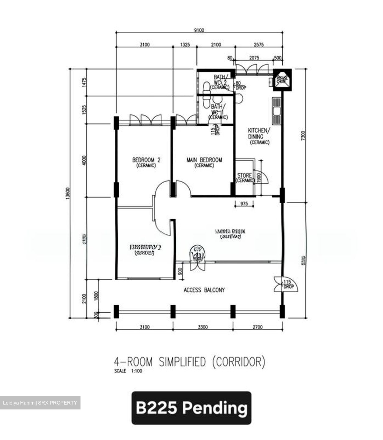 Blk 225 Pending Road (Bukit Panjang), HDB 4 Rooms #573981591